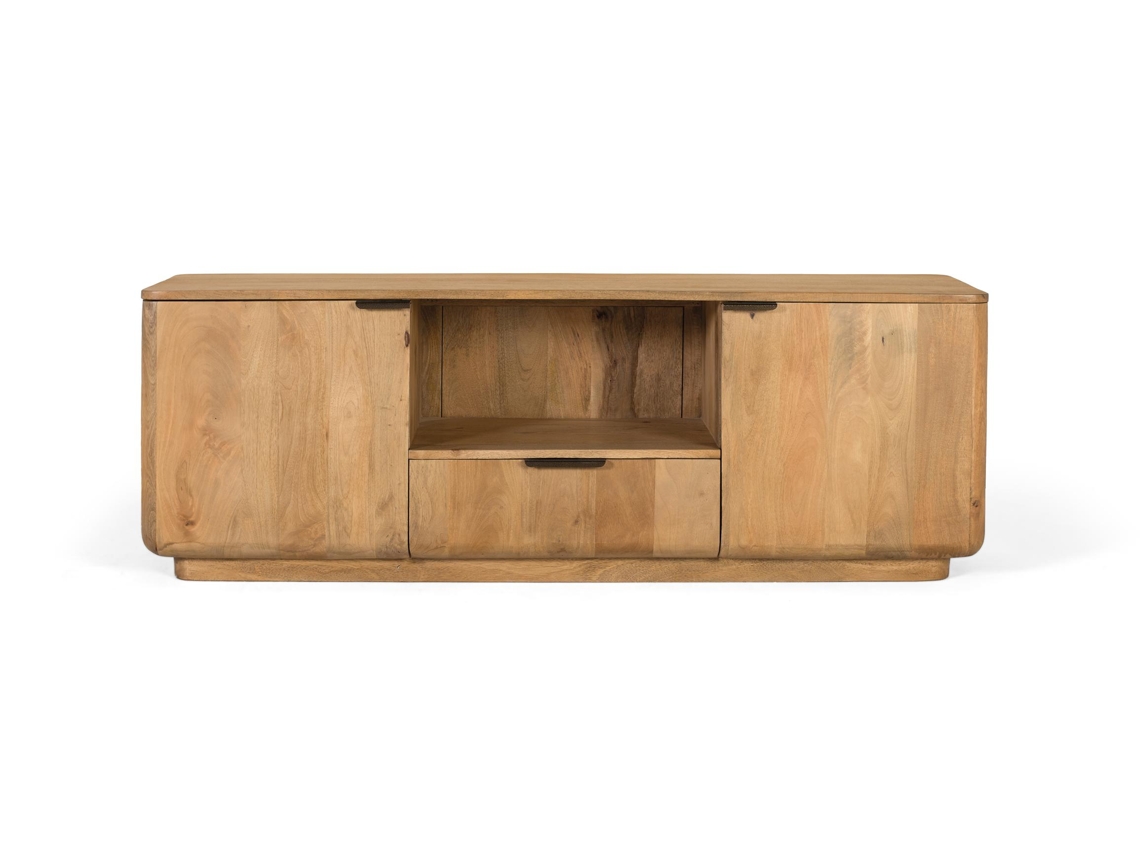 Mueble de TV de madera de mango con esquinas redondeadas Giner Y Colomer