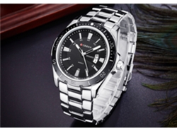 Elegante Reloj Casual Para Hombre Con Correa De Acero.