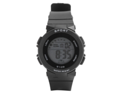 Reloj Digital Infantil De Moda, Resistente Al Agua, Con Luz, Deportivo, 9109, Negro.