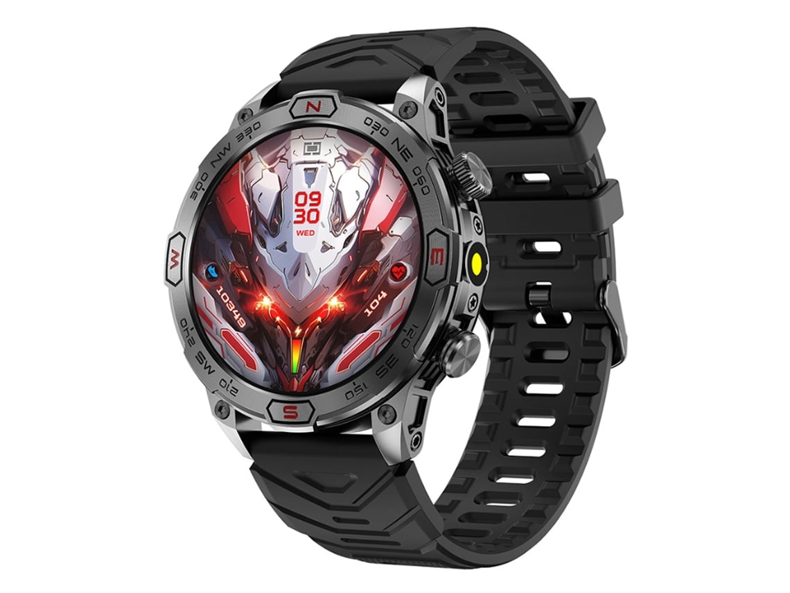 Reloj inteligente con pantalla HD Amoled Llamadas Bluetooth Frecuencia cardíaca Presión arterial Monitoreo y seguimiento de oxígeno en sangre YEMAESRE