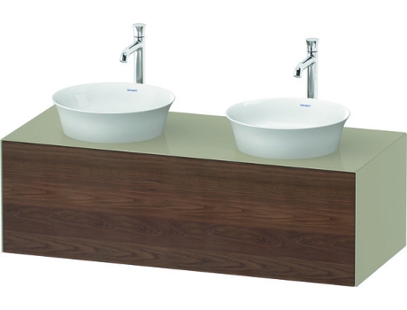 DURAVIT Tulip blanco, mueble de pared, ancho 1300 x fondo 550mm, con 1x extraíble, con tecnología tip-on, WT4978B