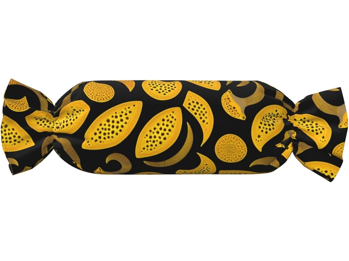 Almohada Cilíndrica Forma Caramelo Poliéster, Espuma Viscoelástica Duradero.brsoporte Ajustable: Fácilmente