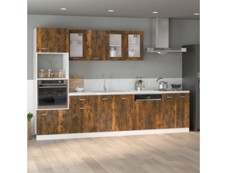 Armario de cocina VIDAXL Marrón Madera contrachapada (80x46x81.5 cm)