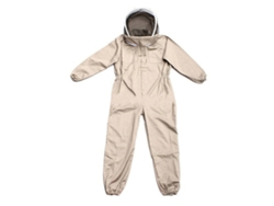 Traje de apicultura transpirable, suave y cómodo, traje de apicultura de una pieza con capucha desmontable.