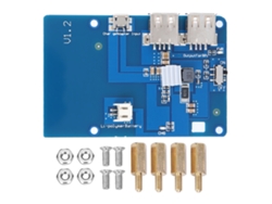 Módulo Ups Con Batería Lipo, Placa De Expansión Con 2 Puertos Usb Para Raspberry Pi 3