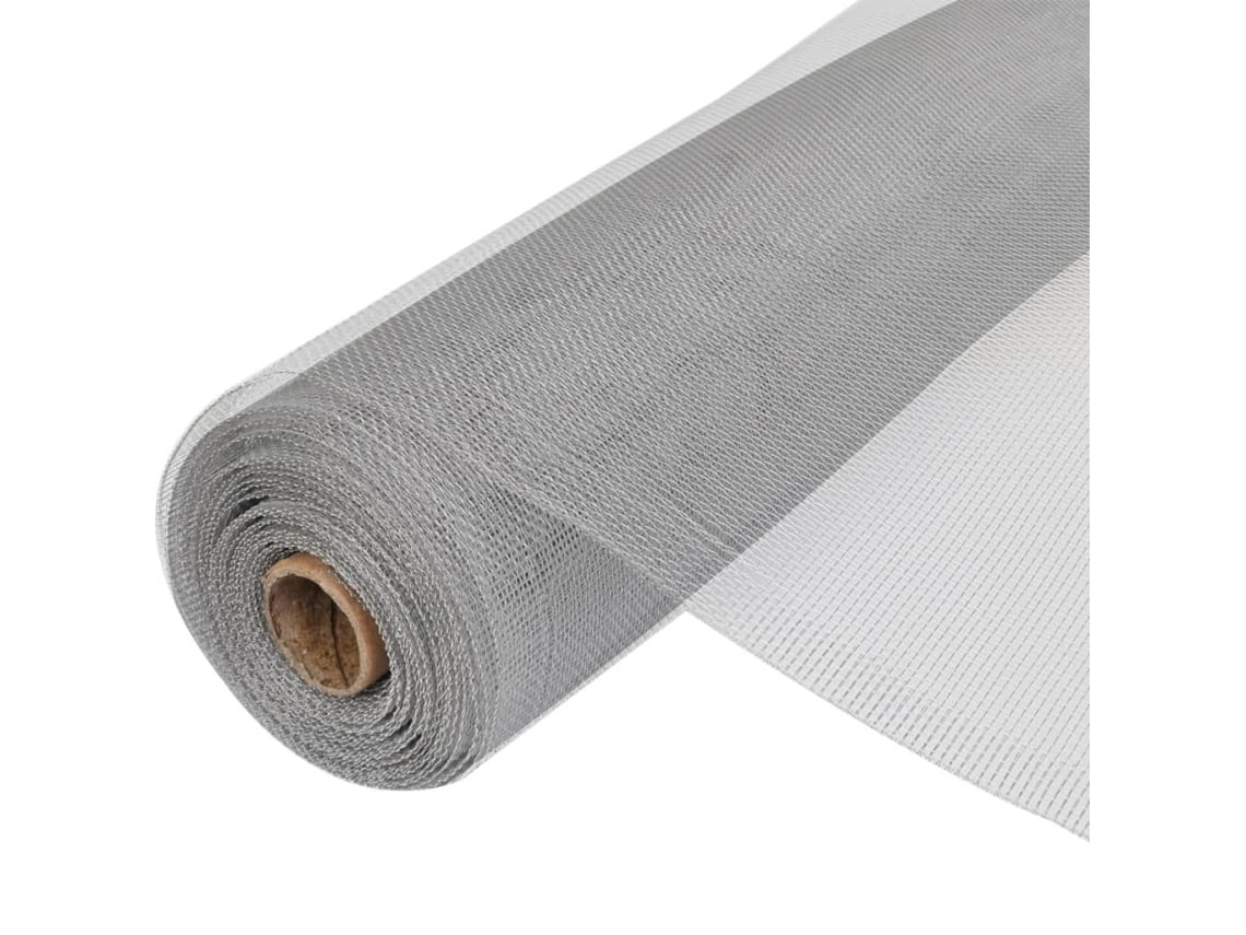 Mosquitera VIDAXL Plateado Aluminio (100x500cm)