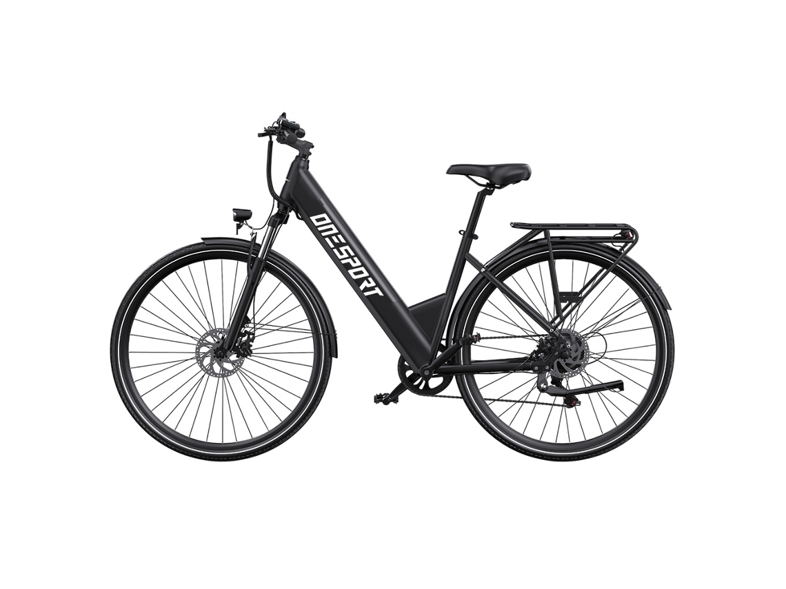 Bicicleta eléctrica Onesport OT12 de 27,5 pulgadas, motor de 250 W, batería extraíble de 36 V y 13 Ah, autonomía de 65 km, Shimano de 7 velocidades, frenos de disco, suspensión delantera.