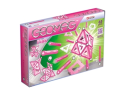 Set Magnético GEOMAG Paneles Rosa 68 uds