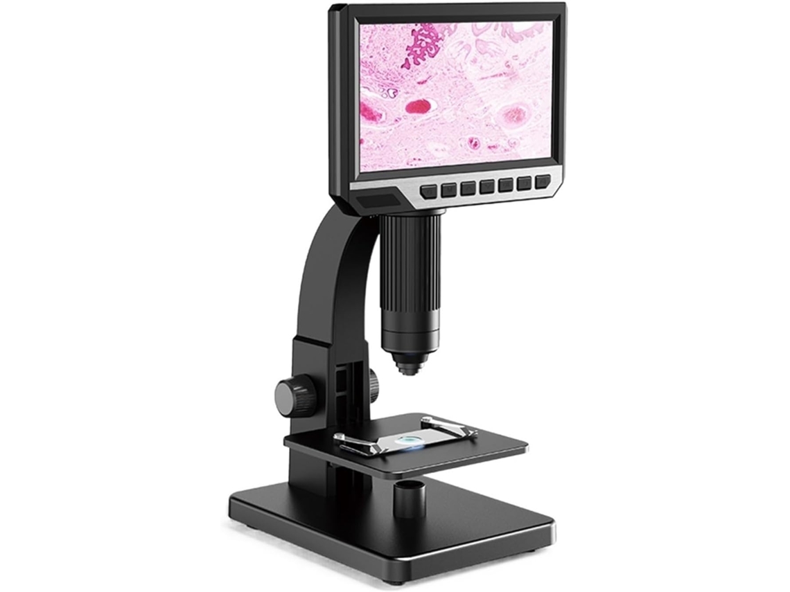 Microscopio Industrial Digital De 7 Pulgadas, 0-2000x, Con Cámara Y Para Reparación.
