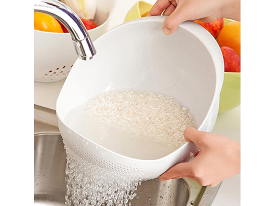 1 Suporte de Plástico para Filtro de Ralo de Cozinha com Alças MDUG (branco)