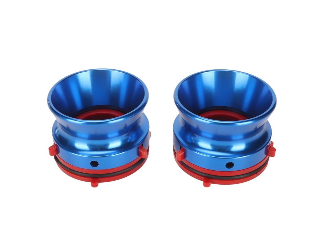 Adaptadores De Hub Nab De Alumínio Polido Para Gravadores De Fita Reel To Reel Studer Revox Akai Teac Azul 1 Par