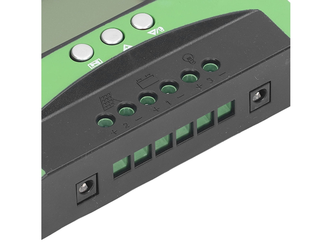Controlador De Carga Solar Con Pantalla Lcd Regulador Inteligente Para Panel Solar Fotovoltaico 12v 24v 30a