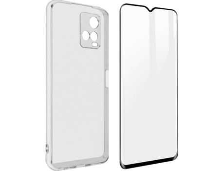 Kit Funda + Protector de Pantalla Vivo Y33s AVIZAR Flexible (Negro)