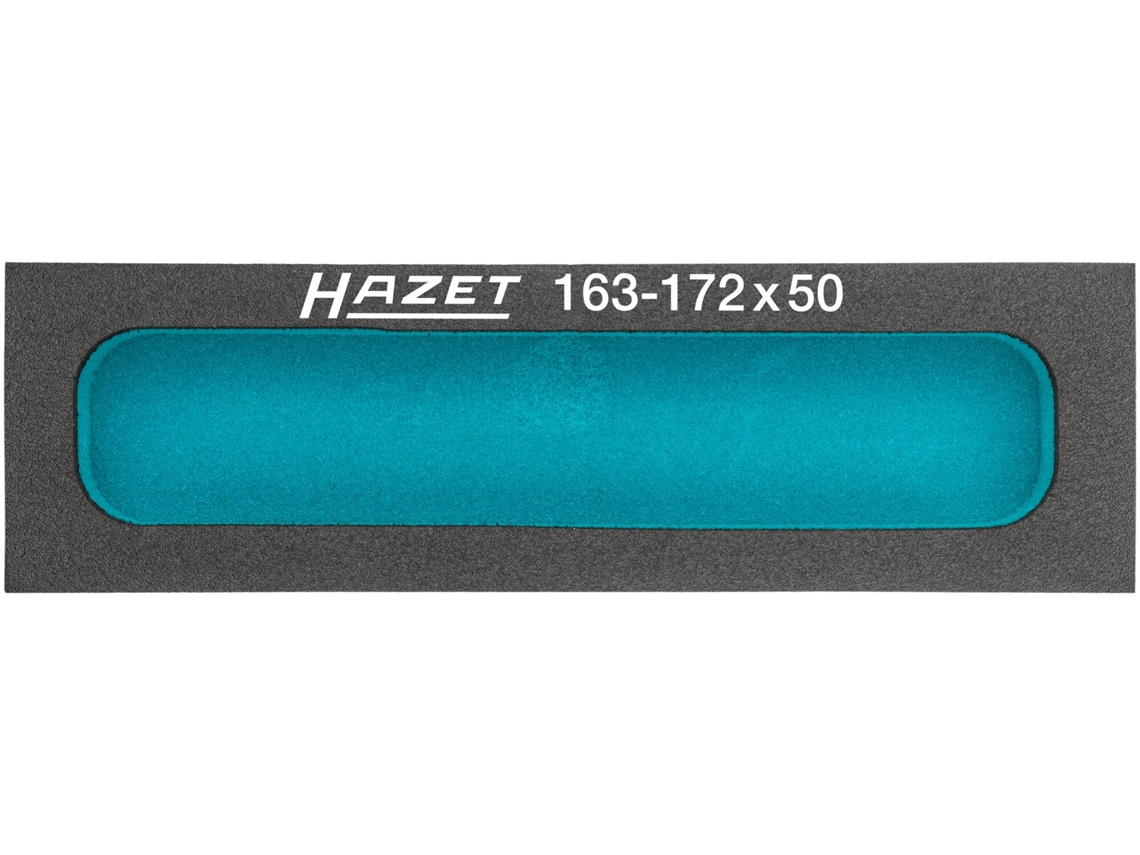 Cubeta de espuma suave con compartimentos para piezas pequeñas 163-172X50 172 mm x 50 mm x 33 mm HAZET