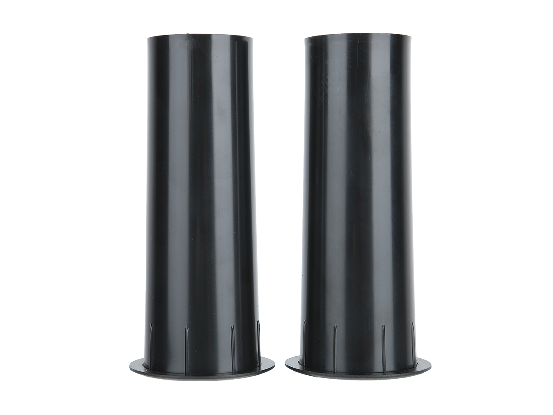 2 Tubos Abiertos De 50 Mm Con Pared Interior Lisa De Abs Para Altavoces De 4 A 6 Pulgadas, Tubo Invertido.