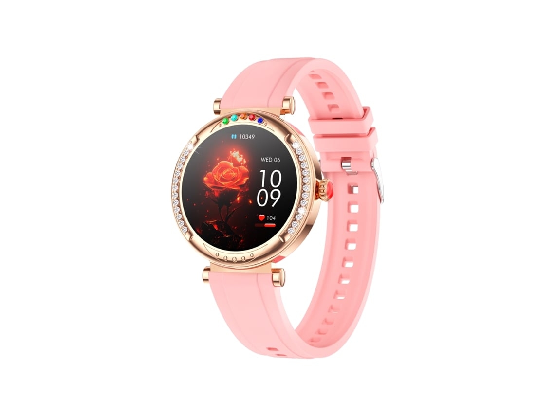 Reloj inteligente CF33 de 1,27 pulgadas, resistente al agua IP67, con más de 100 modos deportivos, color rosa Yunzii