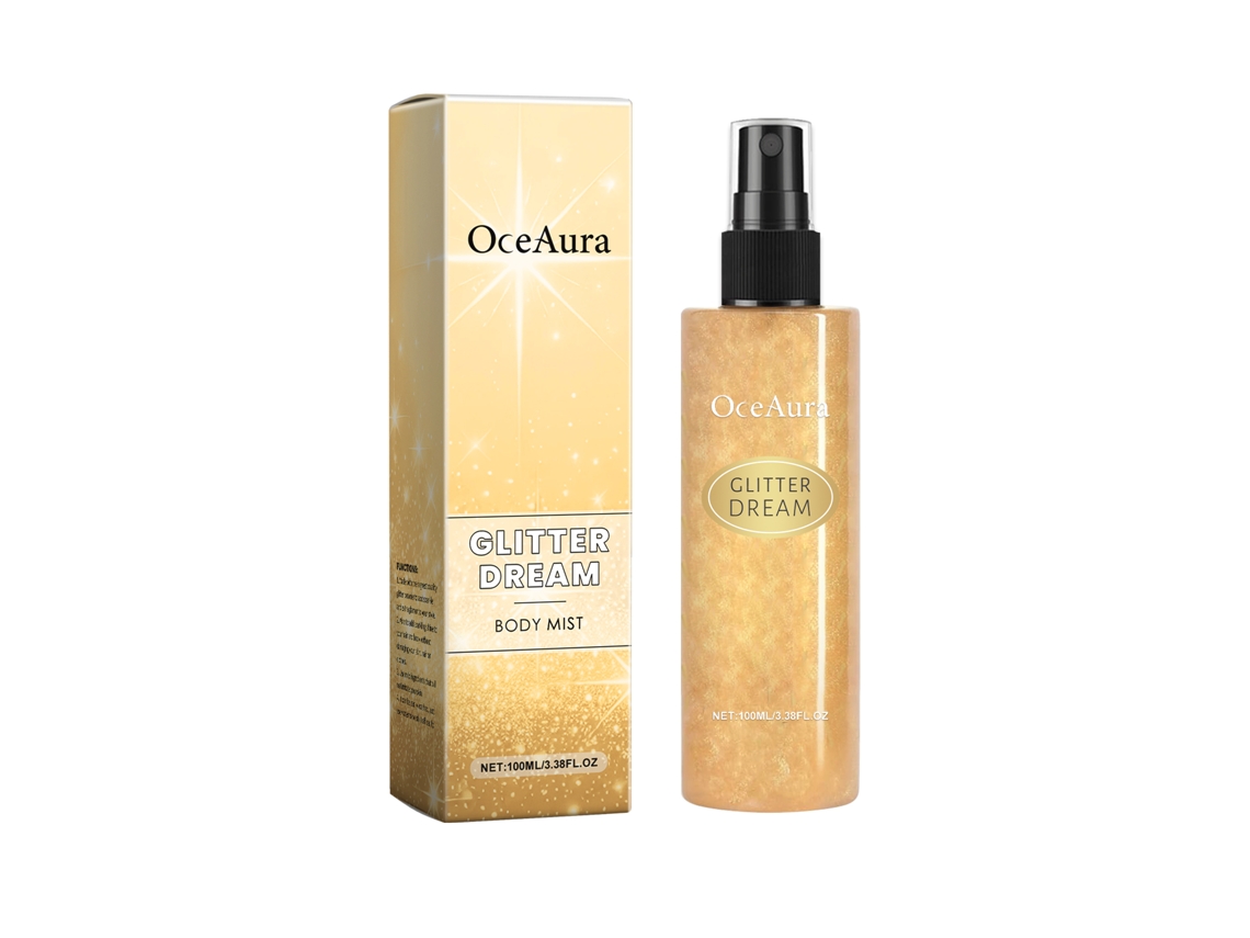 Spray abrillantador corporal