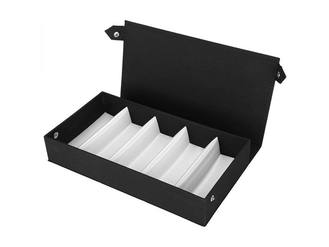 Estuche Para Gafas Con 5 Compartimentos, Caja De Almacenamiento Para Gafas Y Gafas De Sol, Mdf