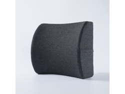 Almohadas De Soporte Lumbar De Espuma Viscoelástica Adecuadas Para Sillas De Oficina Y Asientos De Automóvil, Gris Oscuro Gertiz