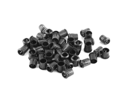 2026velora-soporte De Diodo Led 10mm 50 Piezas, Porta Lámpara De Nylon Negro Con Clip Y Marco De Montaje Útil