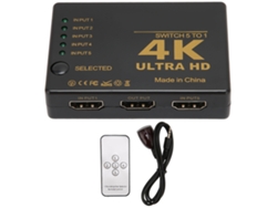 Conversor Hdmi, Conmutador 5 En 1, Conversión De Vídeo Hd 4k 2k