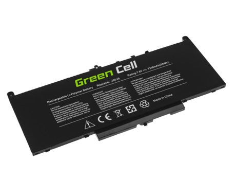 Batería para portátil Green Cell J60J5 para Dell Latitude E7270 E7470 5800Mah