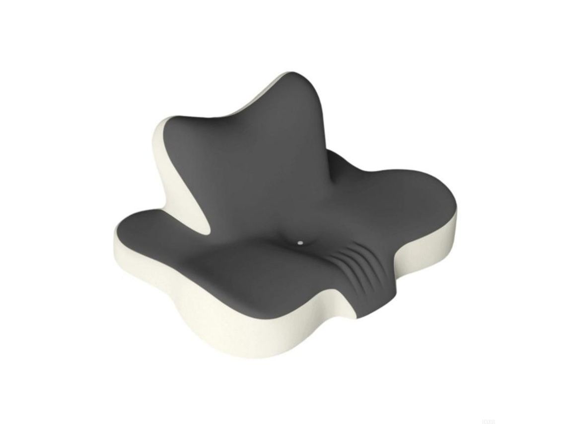Almohada Cervical Viscoelástica, Almohada Ortopédica Ergonómica 2 En 1 Para El Dolor De Cuello, Almohada De Soporte Contorneada Beige Digitallab
