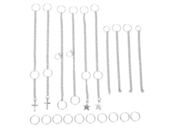Anillos Para Trenzar El Cabello Con Cadenas, Accesorios Para Rastas, Decoración Del Cabello, Moda