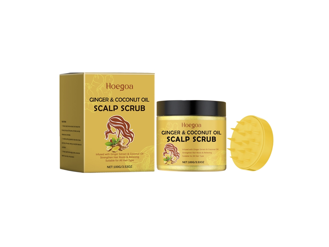 Gel exfoliante suave para cabello y cuero cabelludo