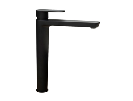 Grifo Monomando para Lavabo Alto Negro Mate con Sistema de Ahorro de Agua S2 Serie Alexia RAMON SOLER