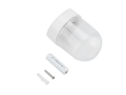 2026-lámpara Led Solar De Cerca Con 3 Leds Color Dual Blanco/blanco Cálido Para Jardín Exterior Pared (blanco)