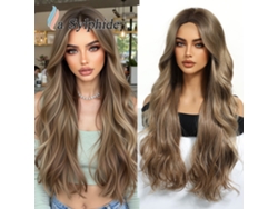 Peluca para mujer con cabello largo y rizado.swlc8361 3 YUNZII
