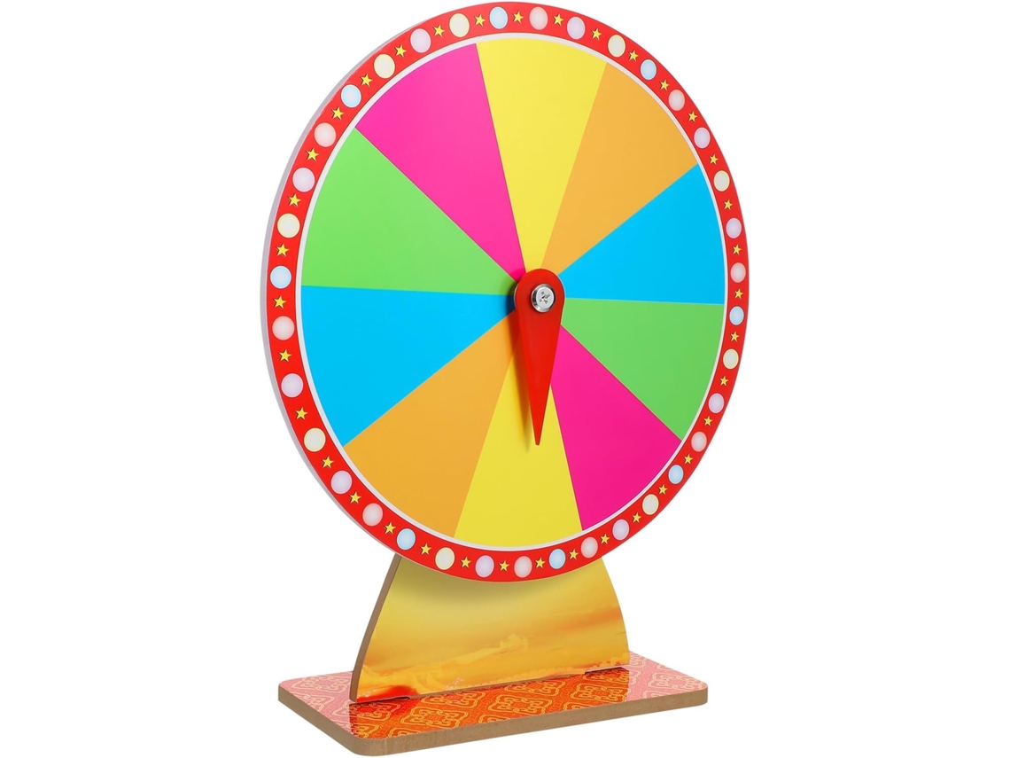Ruleta De Mesa Portátil Para Juegos De Mesa Con Pizarra Blanca, Lotería Y Juegos De Carnaval.