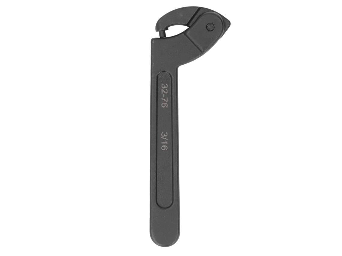 Llave de gancho ajustable CRV (de 1 1/4 a 3 pulgadas)