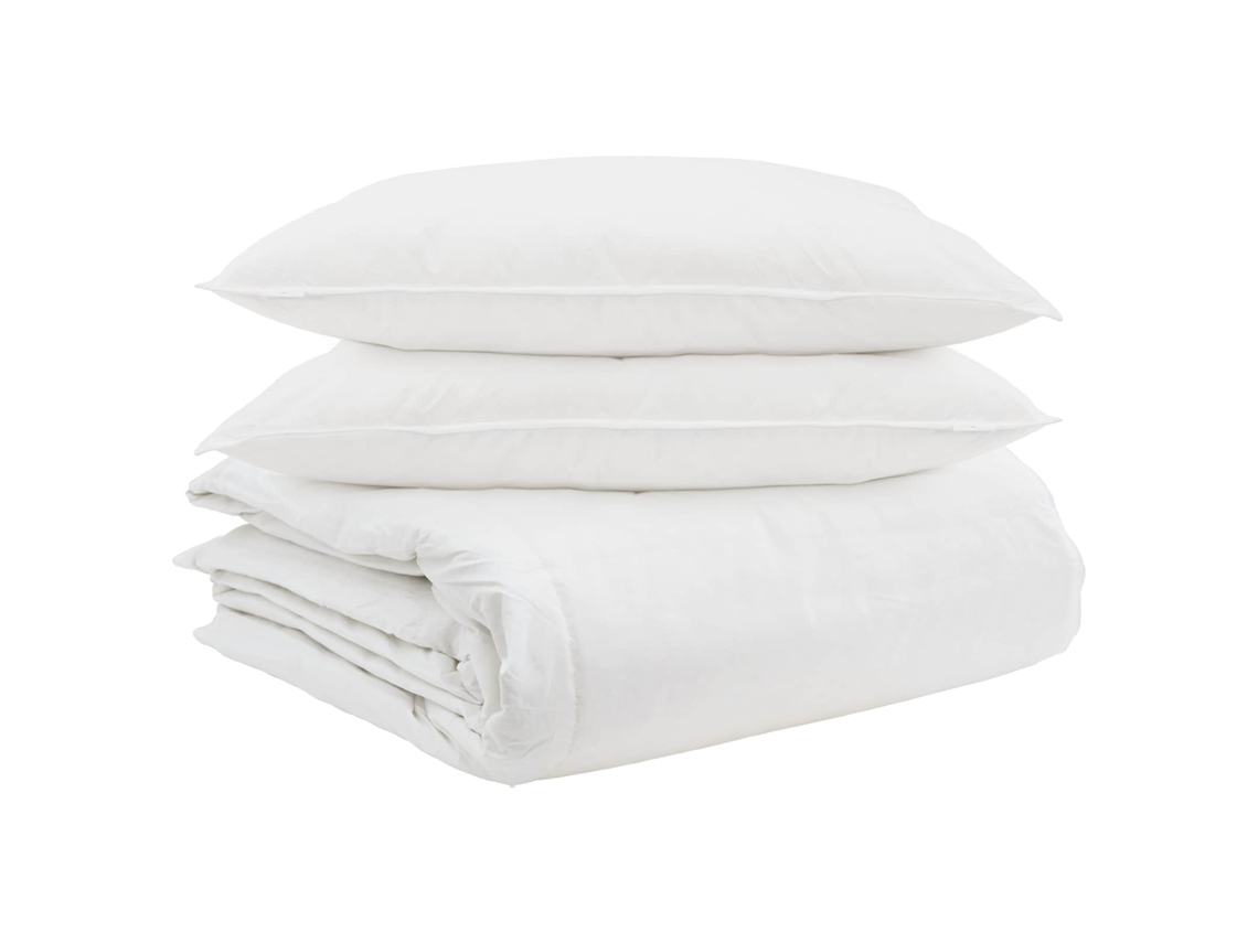 Juego De Edredón Con Almohada 3 Uds | Duvet Pluma De Pato