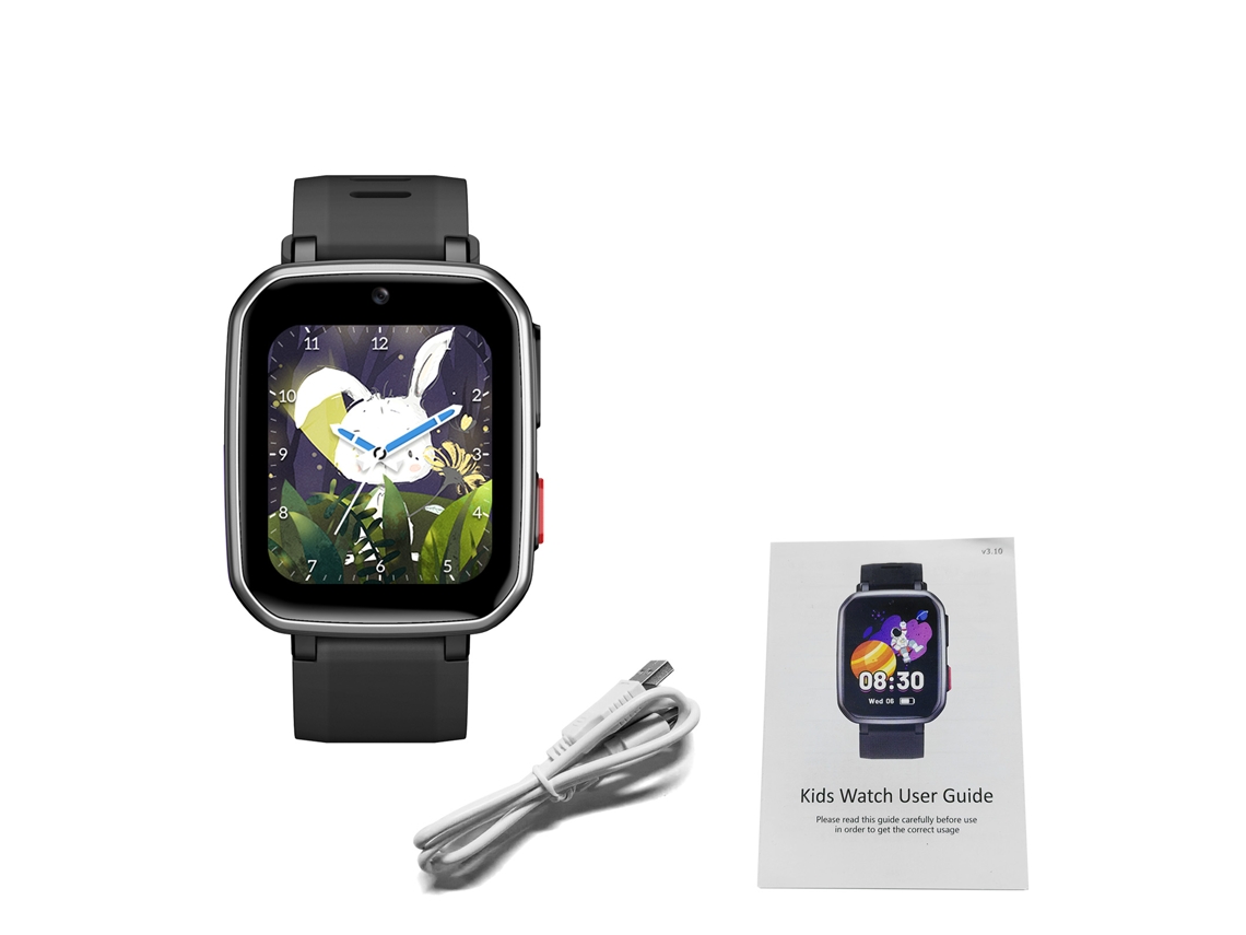 Reloj Para Niños (cara De Reloj Personalizada, Cámara) Juegos De Entretenimiento Para Niños Zongxin H9 Podómetro Música Regalo