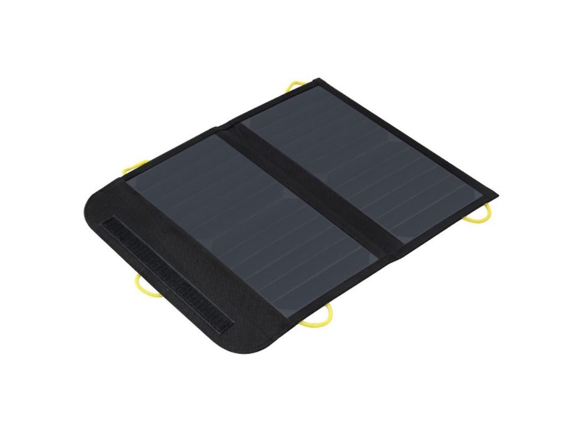 Cargador Solar Portátil E Impermeable Para Acampar, Viajar Y Actividades Al Aire Libre.