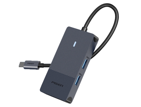 Adaptador PISEN Nj-Tc04 5In1 Tipo-C a HDMI 2Usb3.0 Pd100W 1000Mbps para Huawei Mate40/P50 S20