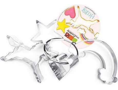 Cortador de Galletas SCRAPCOOKING Unicornio (4 Un)