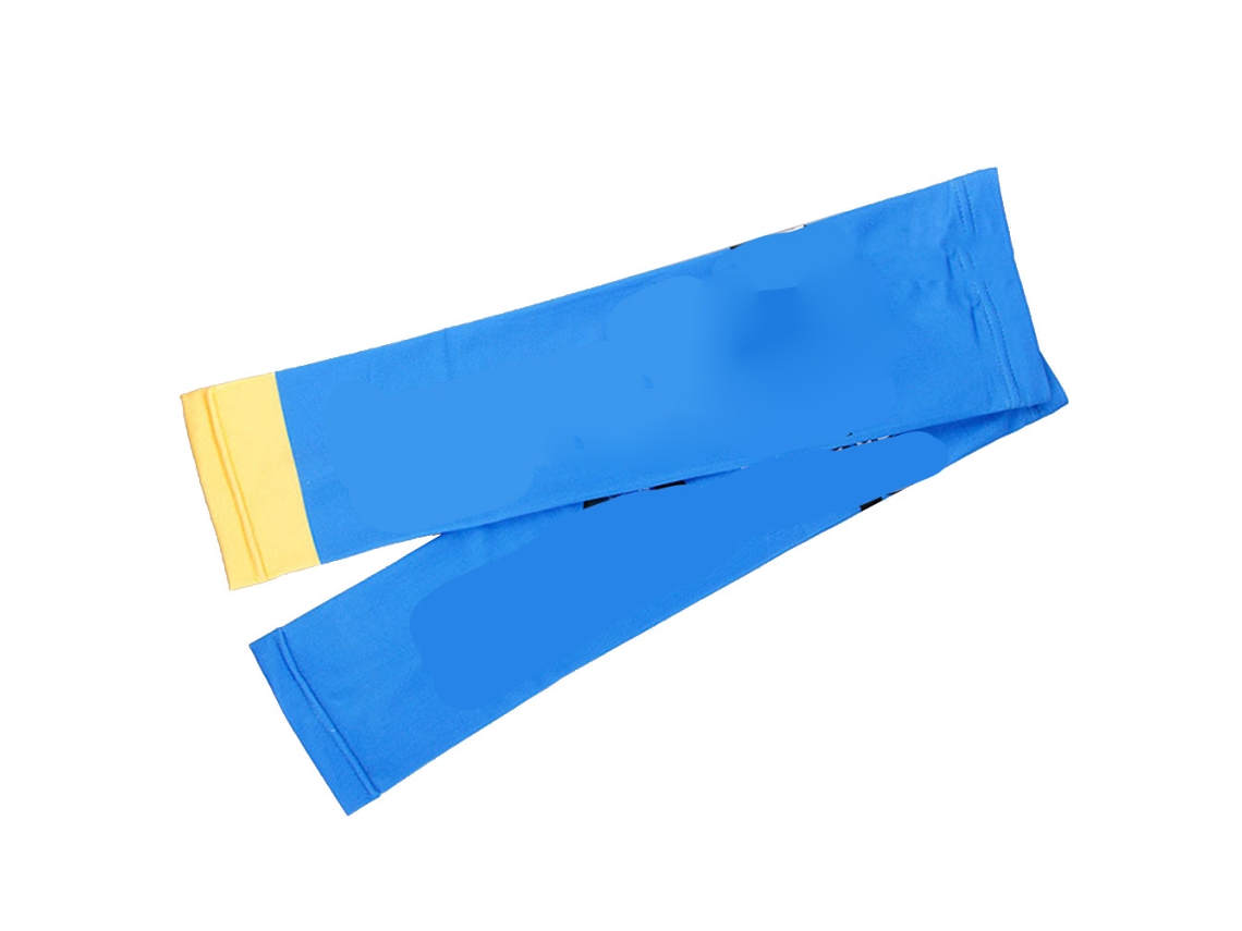 Par De Mangas De Ciclismo Para Esportes Ao Ar Livre Impermeáveis Ao Vento E Protetoras Do Sol Azul Tamanho L