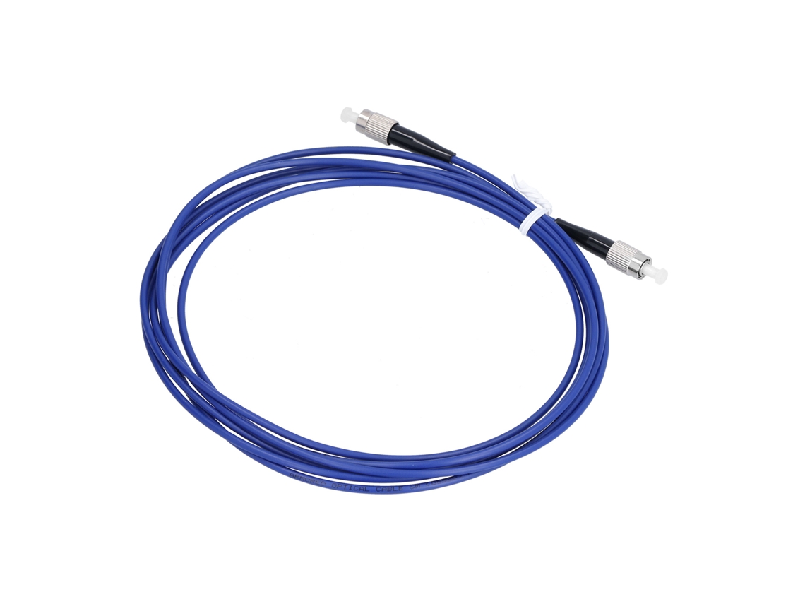 Omni-cable Óptico Armored Jumper De Fibra Monomodo 1 Núcleo Fc Upc Azul 5 Metros