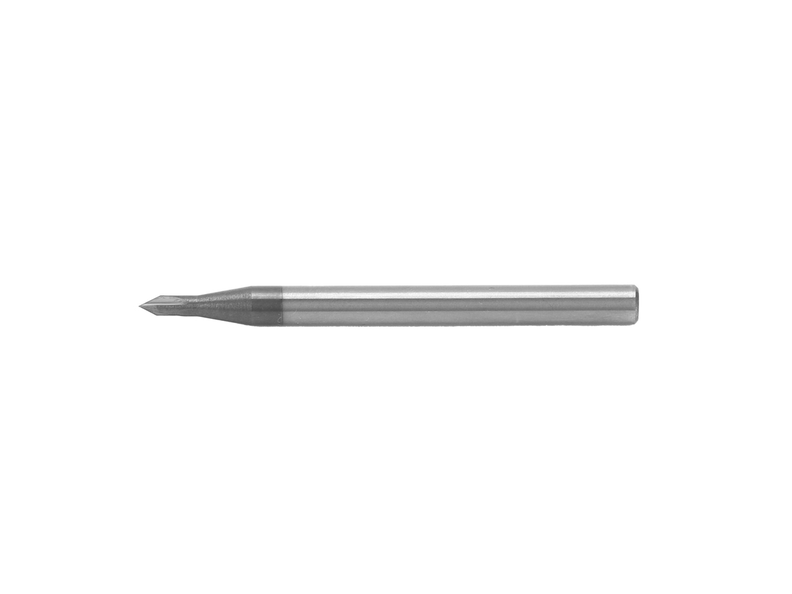 Fresa De Chaflán Cnc De 3 Filos, De Acero De Tungsteno, Herramienta De Grabado, 60° X D2 X 50l