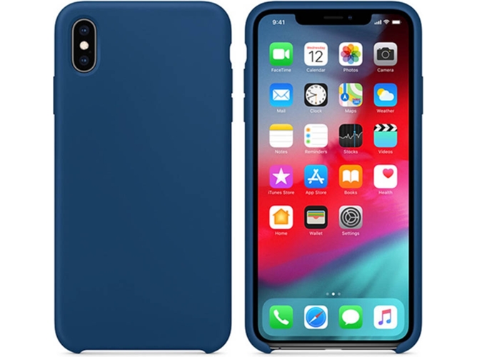 Funda iPhone 6, 6s WJS Silicona Azul
