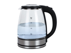 Hervidor eléctrico de vidrio de 2 l, apto para té y café, sin BPA, apagado automático, 1500 W, tetera
