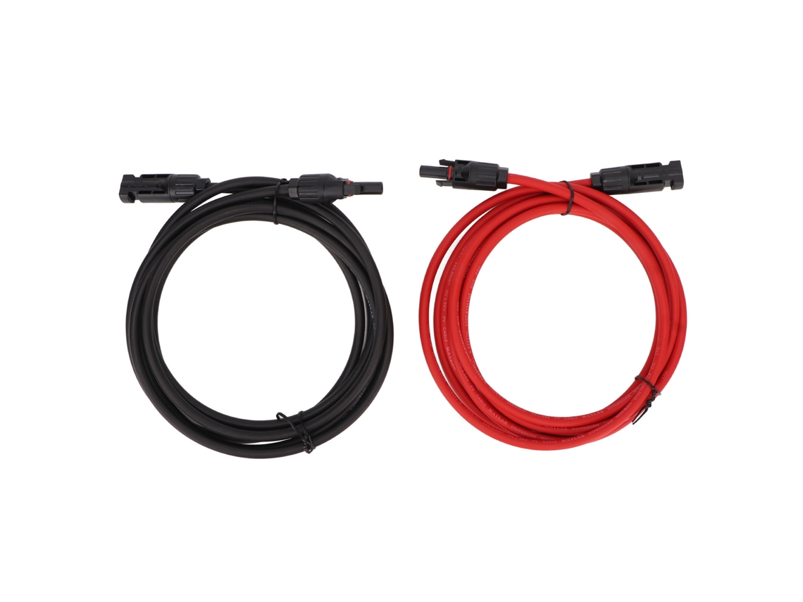 Cable De Extensión Solar De 10 M Y 6 Mm² Con Aislamiento De Cobre Ppe, Adaptador Para Panel Solar Para Sistema Fotovoltaico De Rv De 10 M (32,8 Pies)