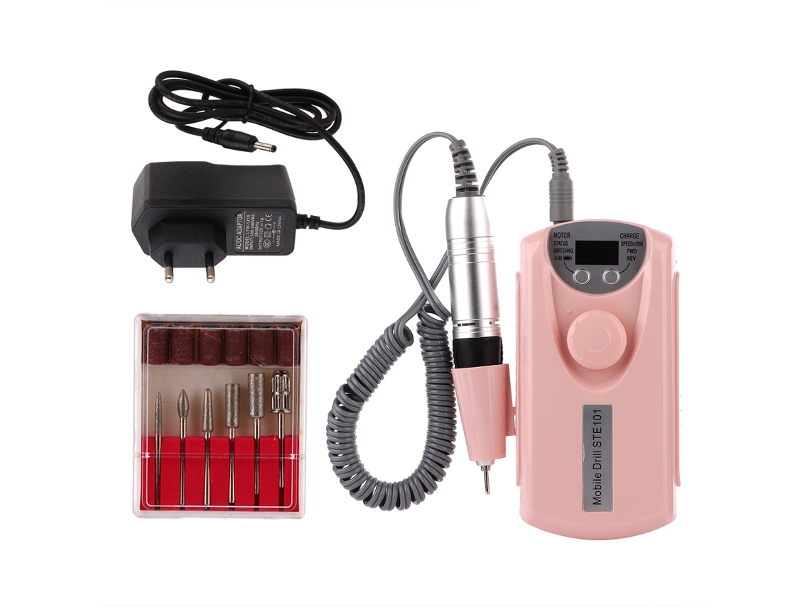 Máquina de esmalte de uñas eléctrica portátil recargable, lápiz de esmalte de uñas artístico para manicura.
