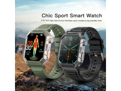 Reloj Inteligente Con Pantalla Grande De 2,02 Pulgadas, Protección Ip68, Monitor De Salud, Bluetooth 5.3 Y Modos Deportivos.