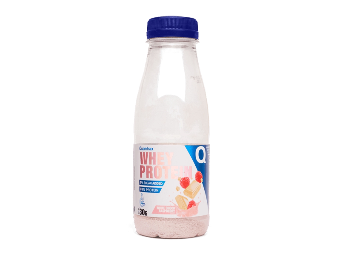 QUAMTRAX Whey Protein 30g Chocolate Blanco con Fresa