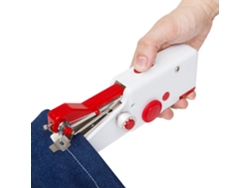 Máquina de coser portátil DIY, sastrería hecha a mano, ideal para viajes, hogar y principiantes. Red Cuich