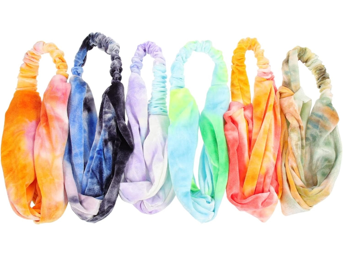 Juego De 6 Diademas Elásticas Para Mujer Y Hombre, Ideales Para Yoga Y Deportes: Absorbentes Y Elásticas.